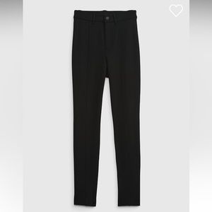 Gap High Rise Ponte Skinny Pants - Black